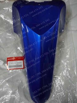 บังโคลนหน้า WAVE 125-I/12 แท้ๆ สีน้ำเงิน B325 61100-KYZ-900ZH