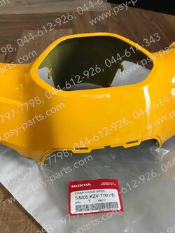 เสื้อไฟหน้าตัวบน DREAM 110-I (DREAM SUPER CUB) แท้ๆ สีเหลือง (Y216) 53205-KZV-T00YB 