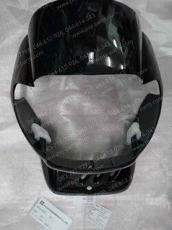 หน้ากากไฟหน้า TENA (T) สีดำ