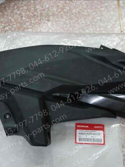 ฝาครอบข้างซ้าย-ตัวใน CLICK 125-I แท้ๆ สีดำ 83620-KZR-600ZB 