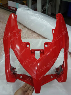 บังลม CLICK (T) สีแดงสด (R310) 