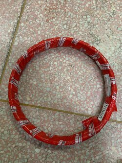 ขอบล้อเหล็ก FINO, FINO-I แท้ๆ ล้อหลัง สีดำ 94416-14805