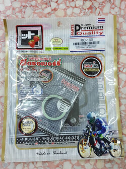 ปะเก็นชุดบน RC 100, RC 100G, SPRINTER 100 แท้โรงงาน