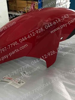 บังโคลนหน้า SPARK 135, SPARK 135-I, X 1R135 แท้ๆ สีแดงสด 5YP-F1511-01-P6 