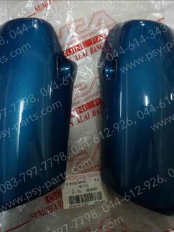 ฝาข้างโช้คหน้า WAVE, WAVE 110 (T) สีเขียว (H50) 