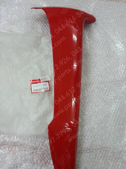 บังลม WAVE 100K, WAVE 100R แท้ๆ ขวา-สีแดง (R263) 64430-KTL-740ZD 