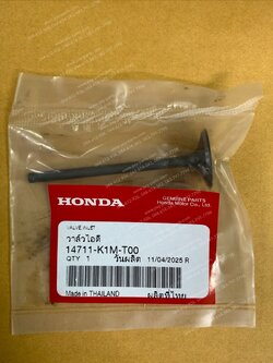 วาล์วไอดี WAVE 110-I/21 แท้ๆ 14711-K1M-T00