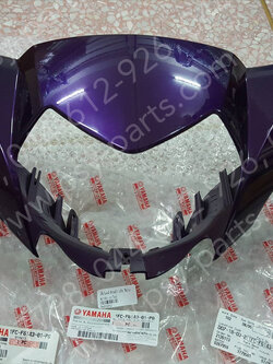 เสื้อไฟหน้าตัวหน้า SPARK 115-I ใหม่ แท้ๆ สีม่วง 1FC-F6143-01-P8 