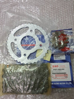 ชุดโซ่สเตอร์ SHOOTER แท้ๆ 14x37x102 27609-22800-000