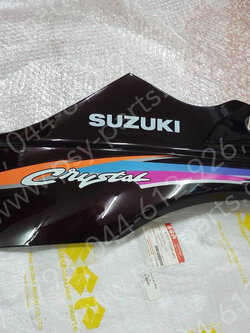 ฝาครอบข้างซ้าย CRYSTAL แท้ๆ สีมังคุด 47200-31C50-800