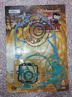 ปะเก็นชุดใหญ่ KR 150SSE, SERPICO (โอริงฝาสูบ) 