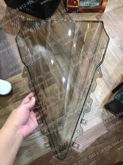 กระจกหน้ากาก YZF/R 15 แท้โรงงาน สีชา 