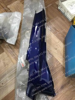 ฝาครอบข้างซ้าย Y 111 แท้ๆ สีน้ำเงินม่วง 4NR-F1731-00-25 + ฝาครอบข้างขวา Y 111 แท้ๆ สีน้ำเงินม่วง 4NR-F1741-00-25 