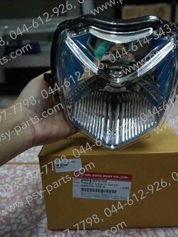 ไฟหน้า WAVE 125X (ติดรถ) ไม่มีขั้ว-หลอด 