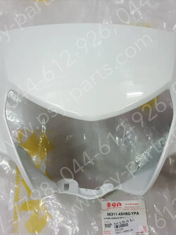 เสื้อไฟหน้าตัวหน้า SMASH แจ่มแจ๋วประหยัด 113 (ดิสก์เบรค) แท้ๆ สีขาว 56311-45HB0-YPA 