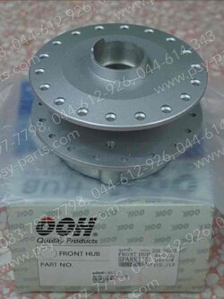 ดุมล้อหน้า SPARK 115-I, FINN ดิสก์เบรค (T) สีเทา 3 รู