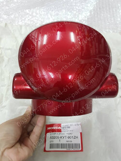 ครอบแฮนด์หน้า SCOOPY-I แท้ๆ สีแดงเข้ม (R326) 53205-KYT-901ZH 