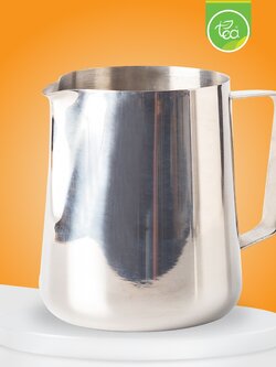 เหยือกตีฟองนม ฟิชเชอร์สตรีมนม ฟิชเชอร์ สแตนเลส เหยือก เทฟองนม pitcher ขนาด 600 cc บรรจุ (1 ชิ้น)