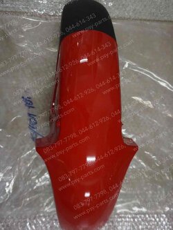 บังโคลนหน้า RX-Z สีแดงสด