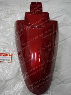 บังโคลนหน้า SCOOPY/17 แท้ๆ สีแดงเข้ม (R366) 61100-K93-N00ZC 