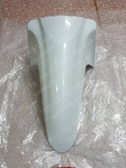 บังโคลนหน้า WAVE 110-I ใหม่ แท้ๆ สีขาวใหม่ (B61) 61100-KWW-640A7