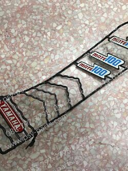 กันลาย Y 100 แบบก้างปลา สีดำ (คละสี) 