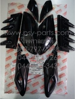 ชุดแอร์โรสปอร์ตซ้าย/ขวา MIO ไฟล่าง แท้ๆ (อะไหล่แต่ง) สีดำ/8 ชิ้น 4C9-WAERO-Q2-BL