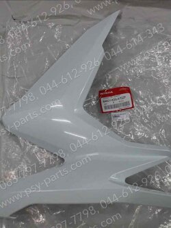 ฝาครอบไฟหน้า-ซ้าย CLICK 125/18 แท้ๆ สีขาวใหม่ (B61) 64601-K59-A70ZF 