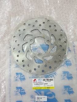 จานดิสก์เบรค QBIX (T) ด้านหน้า 