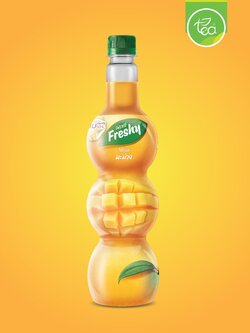 ไซรัปมะม่วง ไซรัปเฟรชชี่ Freshy ไซรัปผลไม้ น้ำมะม่วง น้ำเชื่อมผลไม้ ไซรัปเข้มข้น Mango Syrup ขนาด 710 ml