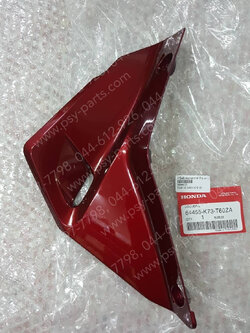 ฝาปิดช่องระบายอากาศ WAVE 125-I/18 แท้ๆ ซ้าย สีแดงบรอนซ์ 64455-K73-T60ZA