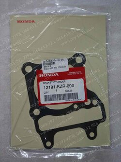 ปะเก็นเสื้อสูบ CLICK 125-I แท้ๆ 12191-KZR-600 