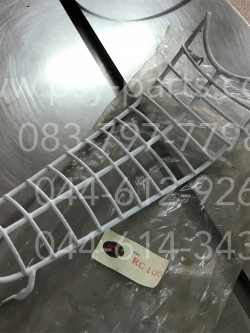 กันลาย RC 80, RC 100 หุ้มพลาสติก สีขาว