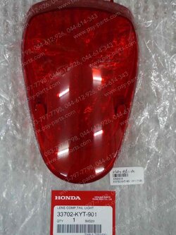 ฝาครอบไฟท้าย SCOOPY-I แท้ๆ 33702-KYT-901