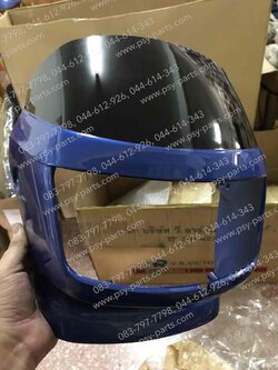 หน้ากากไฟหน้า TUXEDO (T) สีฟ้า 