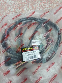 สายไฟชุด CRYSTAL (สตาร์ทมือ) แท้โรงงาน (สินค้ามัดจำสั่ง) 