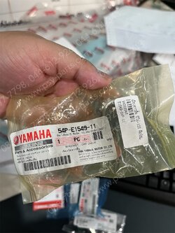 เฟืองราวลิ้น FINO 125 แท้ๆ ติดข้อ L 54P-E1549-10, 54P-E1549-11 (ราคาต่อ 1 ชิ้น)