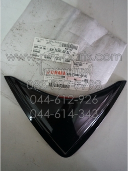 คิ้วฝาครอบแฮนด์-หน้า MIO ไฟล่าง แท้ๆ (อะไหล่แต่ง) สีดำ 4C9-F8381-Q2-BL