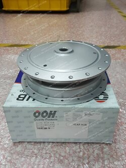 ดุมหลัง MIO, MIO 115-I, NOUVO-MX, TTX สีบรอนซ์