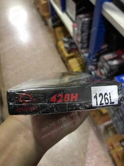 โซ่ล้อ 428-126 ข้อ (แท้พระอาทิตย์) ข้อหนา, โซ่ล้อ AKIRA, BEAT, CB 150R, CBR 150, DASH, DT 125MX, FLASH, KLX 125, NOVA’RS SUPER, RGV, STINGER, TZR, VR 150