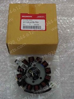 ฟิลคอยล์ SUPER CUB/ไฟกลม, DREAM SUPER CUB/ไฟกลม แท้ๆ 31120-K76-T61 