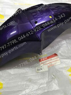 บังโคลนหน้า STINGER แท้ๆ สีม่วง 53111-21D30-378