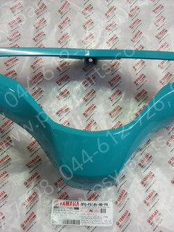 ฝาครอบแฮนด์-หลัง AEROX แท้ๆ สีเขียว TURQUOISE (1754) BF6-F6145-00-PB