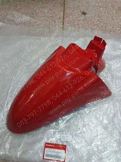 บังโคลนหน้า SCOOPY/12 แท้ๆ สีแดงสด (R310) 61100-K16-900ZC