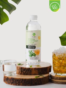 ไซรัปหญ้าหวาน น้ำเชื่อมหญ้าหวาน แบบขวด 500 ml ไซรัปคีโต น้ำเชื่อมคีโต สำเร็จรูป หญ้าหวาน Stevia Syrup ตรา ทีอีเอ