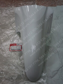 บังโคลนหน้า WAVE 110-I ใหม่ แท้ๆ สีขาว (H196) 61100-KWW-640ZN