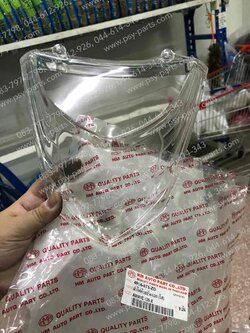 ฝาครอบไฟท้าย WAVE, WAVE 125X (T) ตัวนอก สีใส