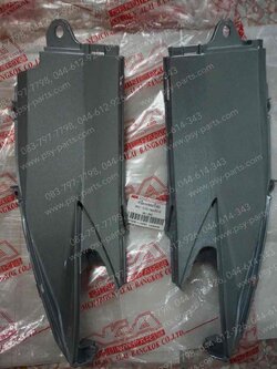 ฝาข้างแบต WAVE 110-I/12 (T) สีเทา (262) (H43) 