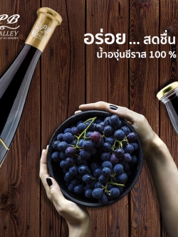 น้ำอง่นชีราส 100% PB Valley 180 มล : Healthy Hut