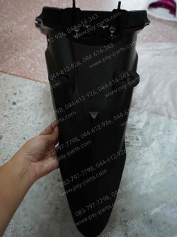 บังโคลนหลัง MIO 115-I แท้ๆ สีดำ 54S-F1611-00, 54S-F1611-01 